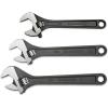 Crescent 8″ & 10″ & 12″ Adjustable Black Oxide Wrenches – Alloy Steel, Heat Treated, Corrosion Resistant, Wide Handle, Easy Adjustment