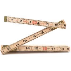 Crescent Lufkin Red End Folding Wood Rule, 6-Inch – TX46N