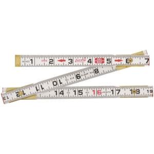 Crescent Lufkin Wood Rule, Fold, Red End, 5/8″X6′, Sens, Black – 066SN